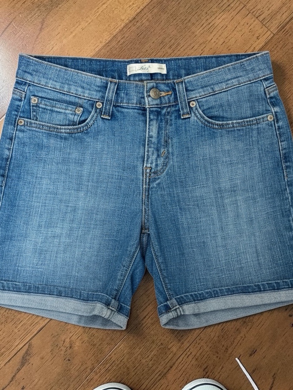 Levi's Blue Denim Shorts